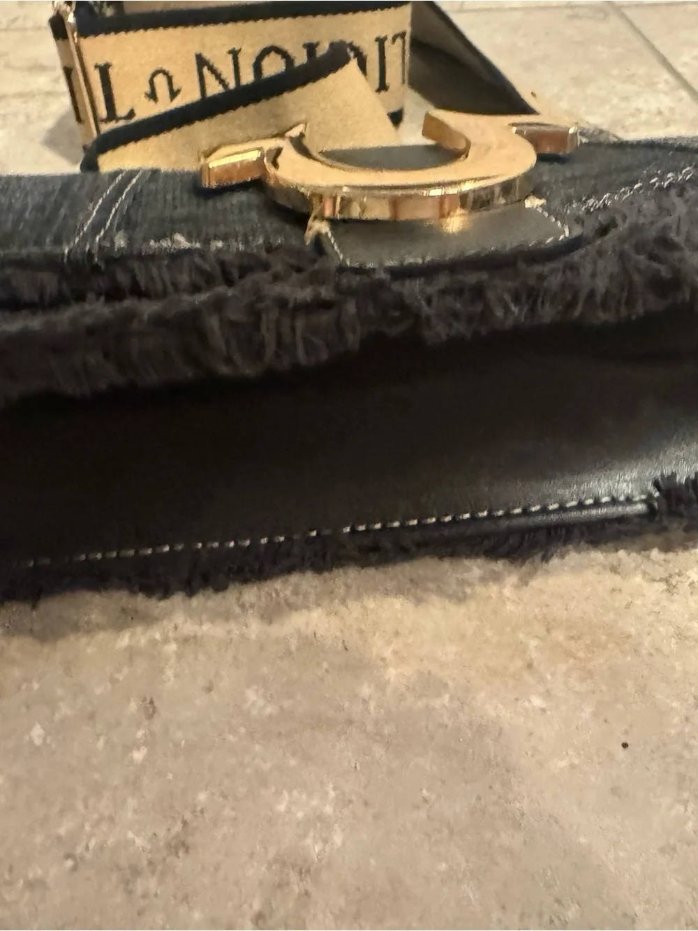 True Religion denim crossbody bag